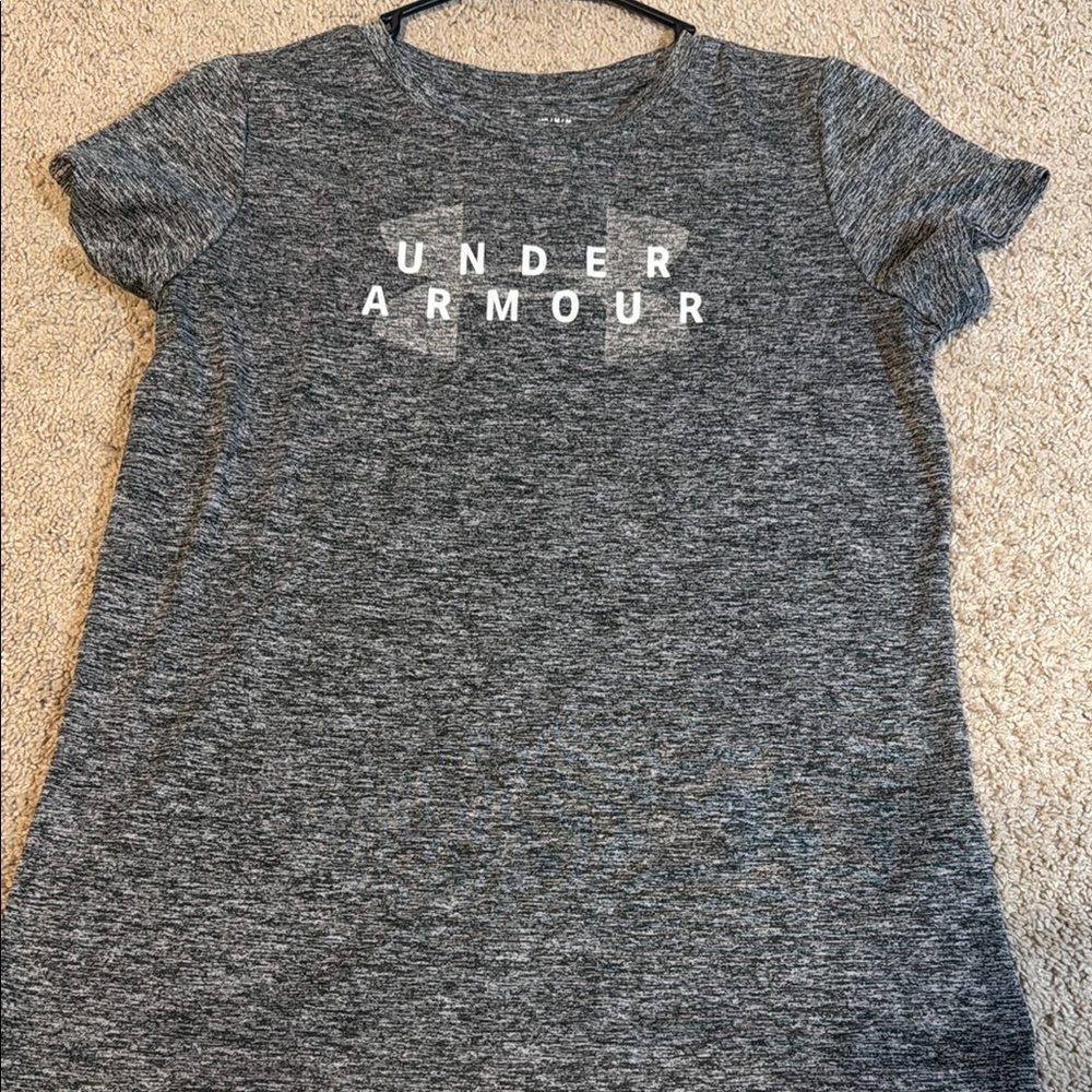 Under Armour Gray Fitted Short Sleeve T-Shirt